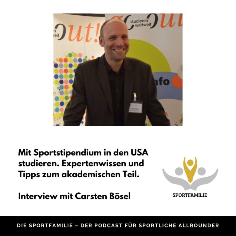 #19 – Mit Sportstipendium in den USA studieren. Expertenwissen und Tipps zum akademischen Teil